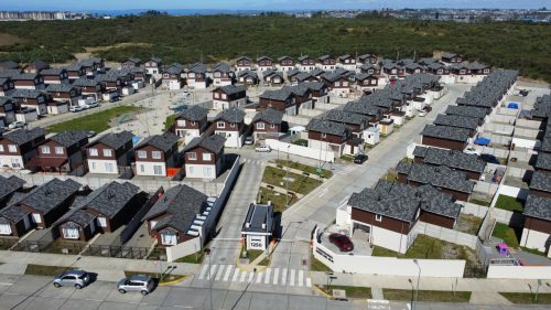 vista área condominio aires del sur