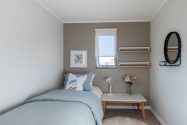 dormitorio cama velador - miniatura